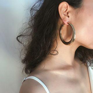 Big Hoop Earrings Gold - One Size