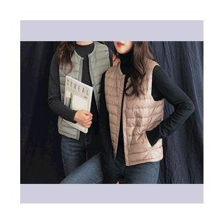 Round-neck Duck-down Vest