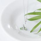 S925 Silver Leaf Pendant Necklace