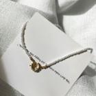 Faux Pearl Necklace 1 Pc - As Shown In Figure - One Size