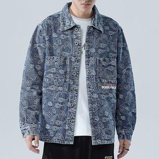 Paisley Print Denim Jacket (various Designs)