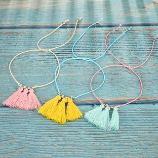 Tassel Layered Anklet 8092 - One Size