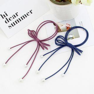 Faux Pearl Detail Hair Tie