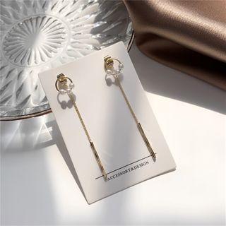 Faux Pearl Dangle Earring 1 Pair - Stud Earrings - One Size