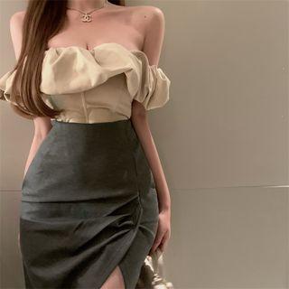 Off Shoulder Blouse / Skirt