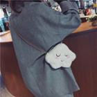 Cloud-shaped Furry Crossbody Bag