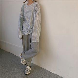 Long-sleeve Loose-fit T-shirt - 3 Colors