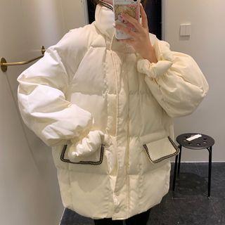 Padded Zip Jacket Off-white - One Size