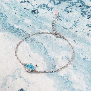 Rhinestone Planet Bracelet As Shown In Figure - One Size
