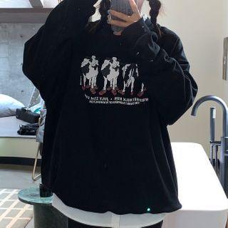 Cow Printed Sweatshirt