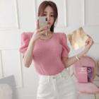 Detachable-chain Trim Textured Top