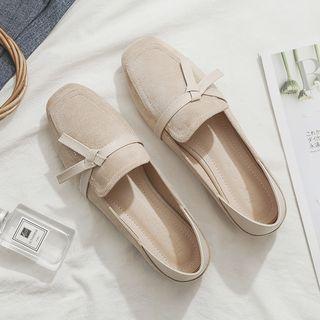 Knotted Square-toe Loafers