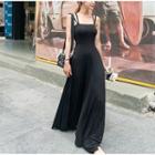 Set: Strappy Maxi Dress + Cardigan