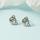 Bear Alloy Earring 1 Pair - Silver - One Size