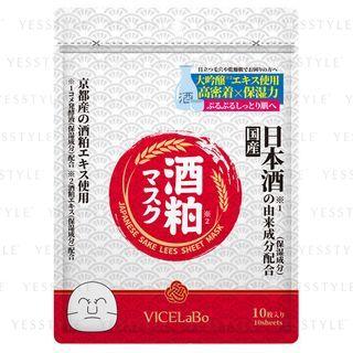 Vicelabo - Japanese Sake Lees Sheet Mask 10 Pcs