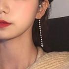 Rhinestone Hanger Earring As Shown In Figure - One Size