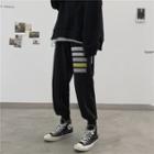 High-waist Striped Printed Sweatpants