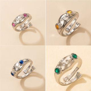 Gemstone Frog Ring