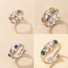 Gemstone Frog Ring