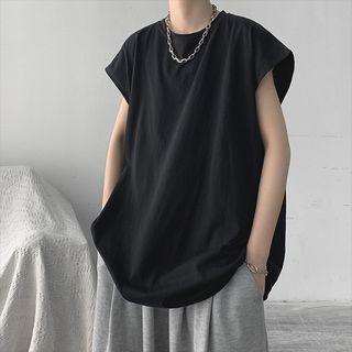 Sleeveless Oversized T-shirt