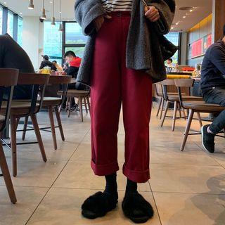 Rolled Hem Dress Pants