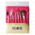 Pure - Cosme Brush Set (pink) 7 Pcs