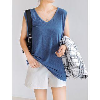 V-neck M Lange Tank Top