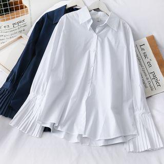 Bell-sleeve Loose Shirt