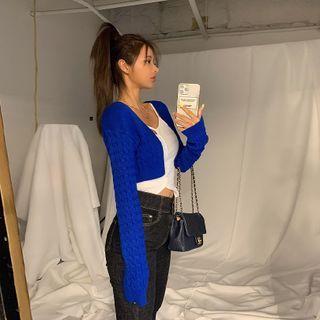Vivid Cable-knit Bolero