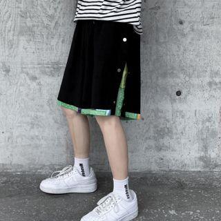 Printed Layered Shorts
