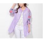 Floral Print Chiffon Light Jacket