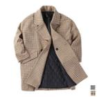 Loose-fit Double-breasted Check Jacket