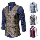 Double-breasted Paisley Jacquard Vest