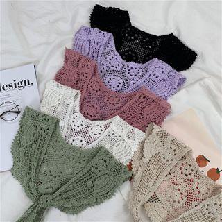 Pointelle Knit Shawl