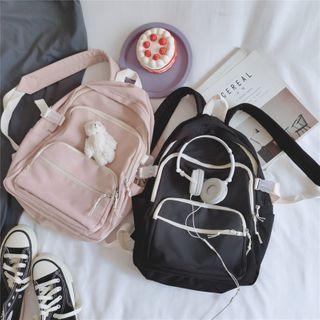 Contrast Lining Backpack