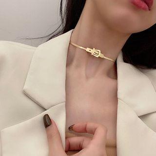 Buckle Alloy Choker