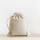 Linen-blend Drawstring Bag