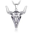 Stainless Steel Goat Pendant Necklace