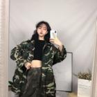 Camo Long-sleeve Zip Jacket