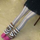Cable Knit Fishnet Tights