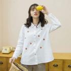 Strawberry Embroidery Shirt