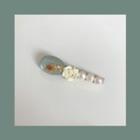 Rose Hair Clip 1 Pc - White - One Size