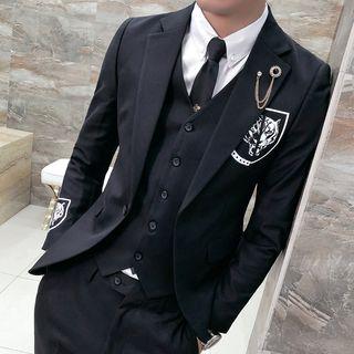 Lion Head Slim-fit Blazer