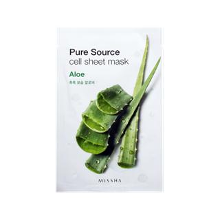 Missha - Pure Source Cell Sheet Mask (aloe)