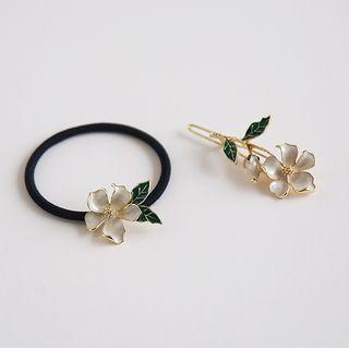 Flower Alloy Hair Tie / Hair Clip
