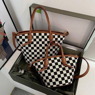 Plaid Bucket Bag (various Designs)