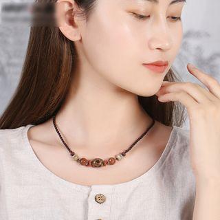 Gemstone Bead Pendant Necklace