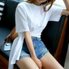 Short Sleeve Asymmetrical T-shirt