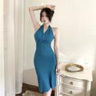 Halter-neck Mermaid Dress