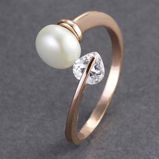Faux-pearl Ring